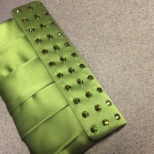 Inge Christopher Minaudiere handbag purse green